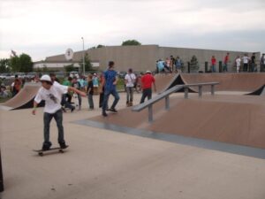 Skatepark como centro de atracción de jóvenes